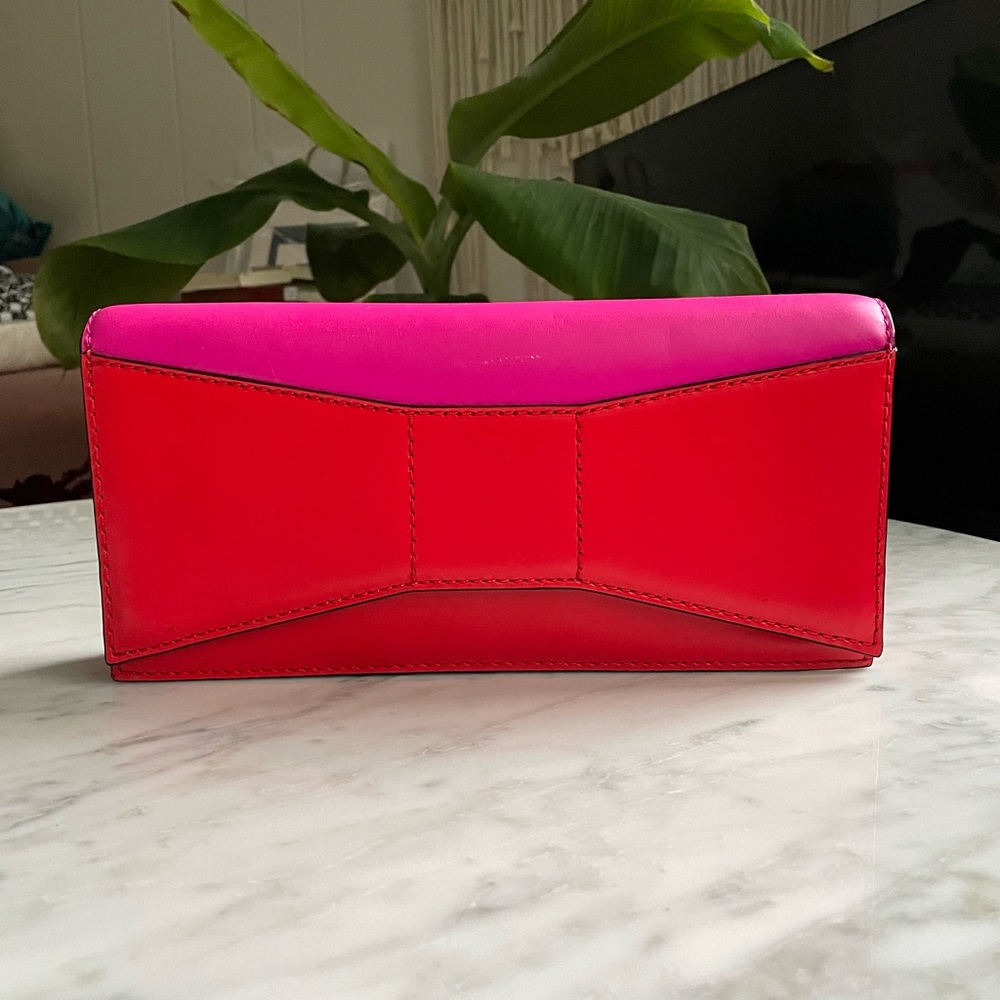 Kate Spade Red Bow Clutch Purse